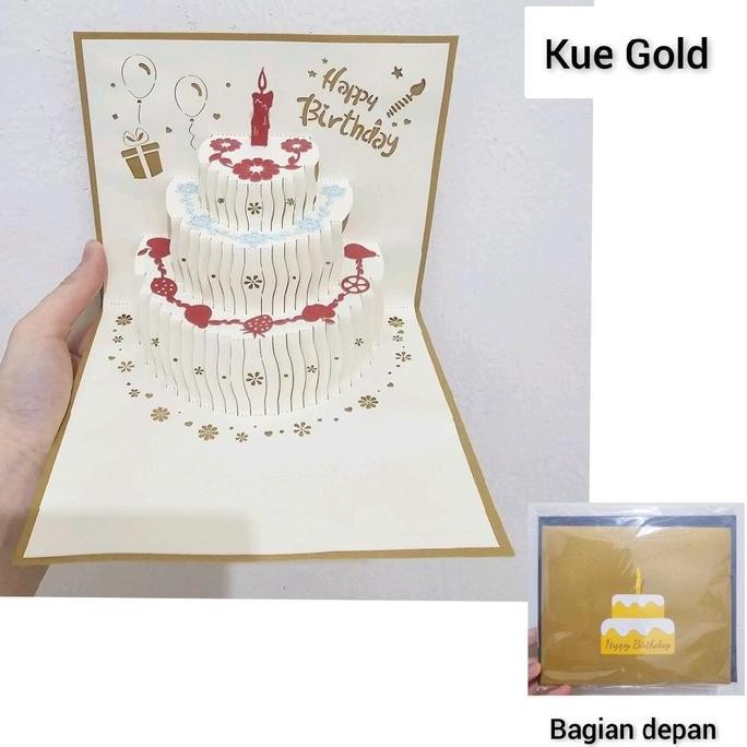 populer] Kartu Ucapan Pop Up Ulang Tahun