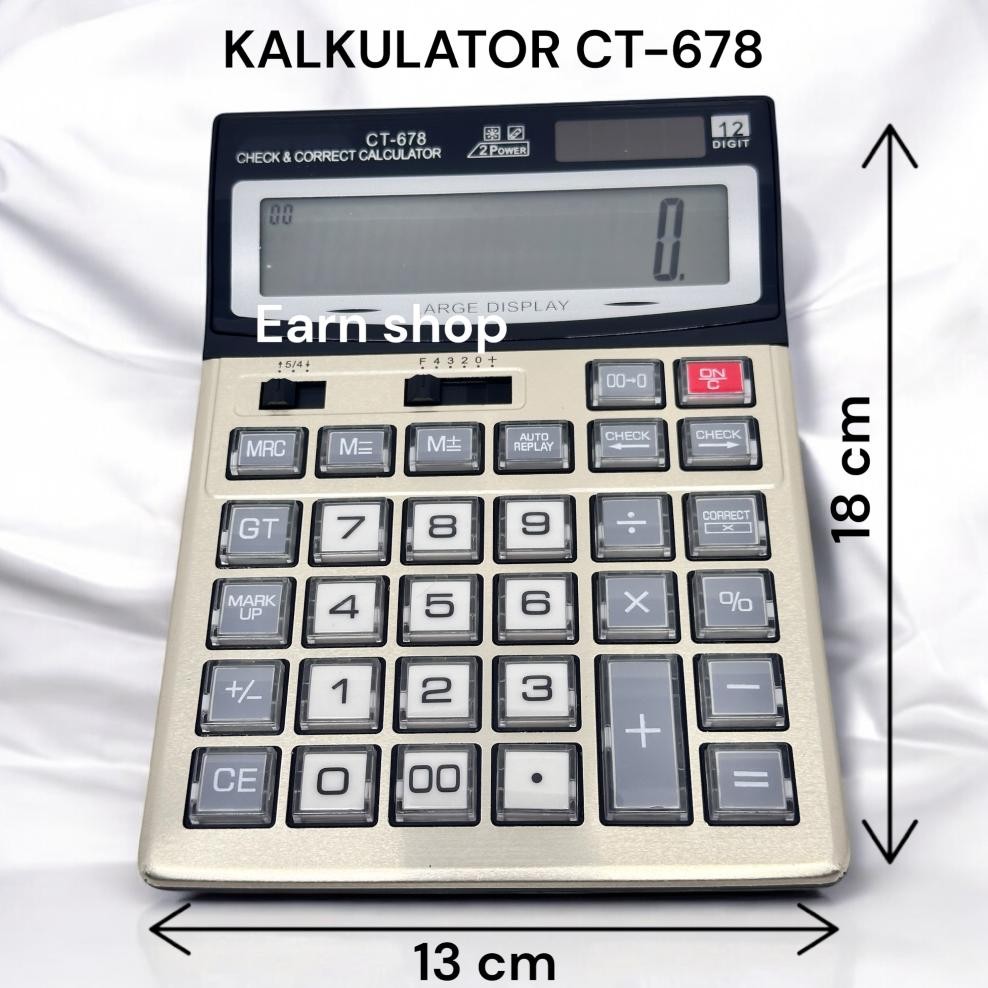 

Kalkulator Dagang Citizen CT 678 Kalkulator dagang 12 Digit Nugi
