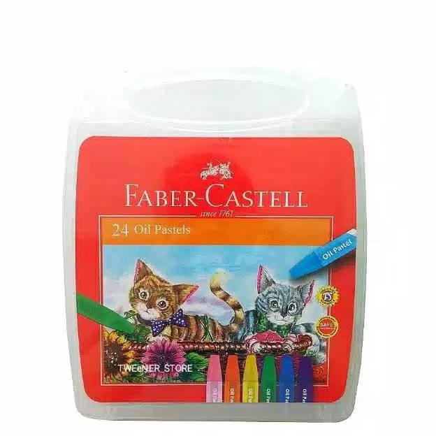 

Crayon 24 warna Faber Castell / Hexagonal Oil Pastell Faber Castell Nugi