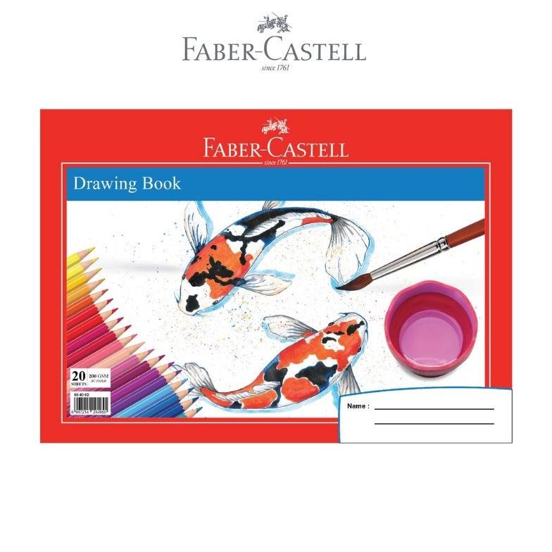 

Drawing Book Fish A4 Faber Castell / Buku Gambar A4 Faber Castell Nugi
