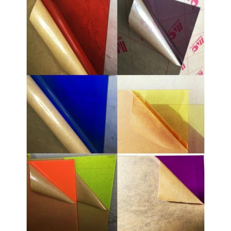 

Acrylic lembaran 2MM/ akrilik warna A 2/ akrilik sheet mika/pvc /sheet(42x60cm) Nugi