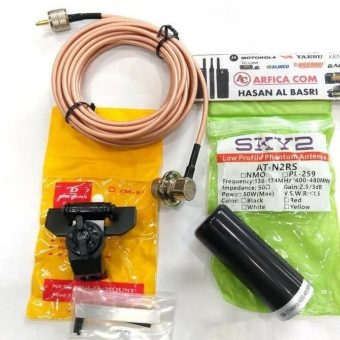 PAKET ANTENA MOBIL DUALBAND / PAKET ANTENA DUALBAND MINI PAKET ANTENA