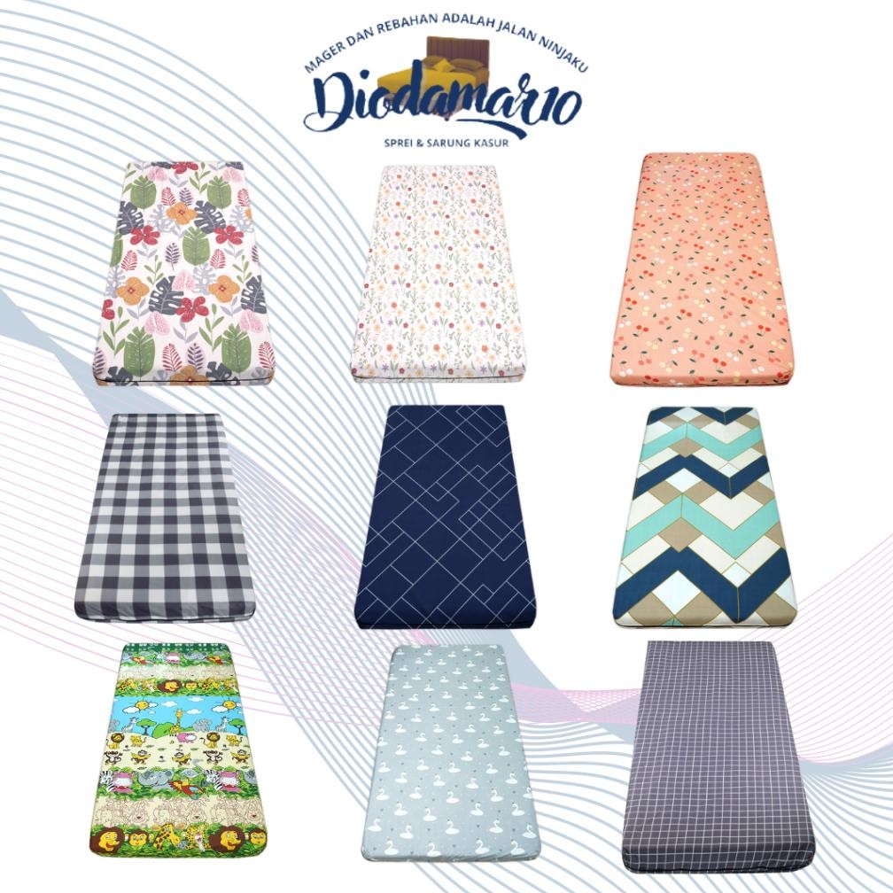 Sprei Sarung Kasur Resleting 90X190X5 - 90X190X10 - 90X190X15 AST Nugi