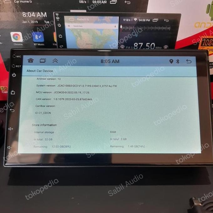 Head Unit Android ADS Ram 2 GB / 32 GB Android 7 inch ADS