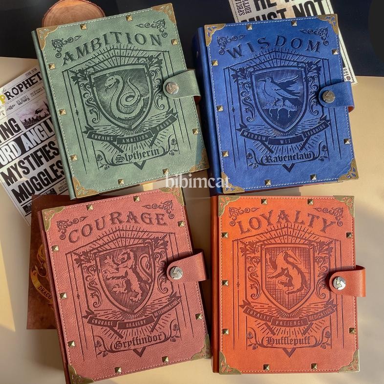 

(A5 Size) Binder Journal Set Hogwarts House Version / Agenda Notebook PC Photocard Nugi