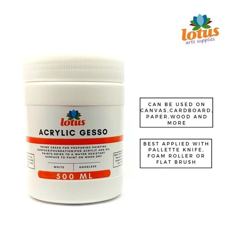 

LOTUS Acrylic Gesso Primer Decoupage 500ML Nugi