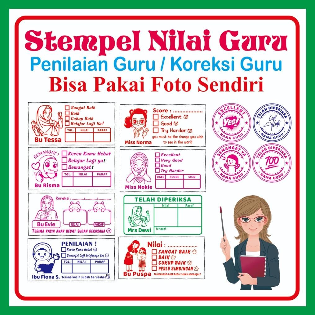 

Stempel Nilai Guru / Penilaian / Koreksi / Checked Stempel Nilai Custom Nugi