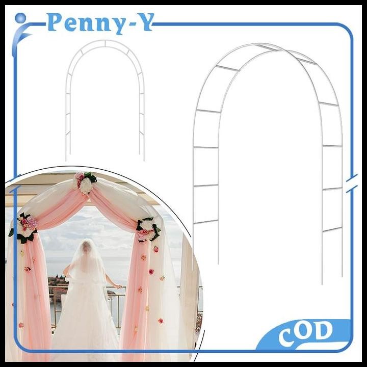 Lingkar Pergola Dekorasi 2,4m X 1,4m Pergola Besi Dekorasi Wedding