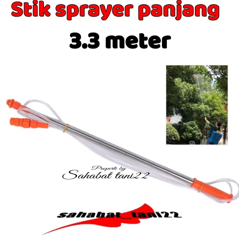 Stik sprayer elektrik panjang  Stik sprayer teleskopik 3.3meter Stik semprotan hama Stik sprayer ant