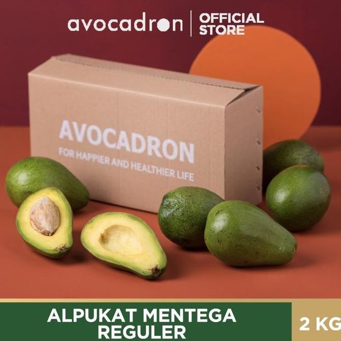 

Tersedia Paket 2 KG Alpukat Mentega Reguler AVOCADRON Buah Segar Siap Makan