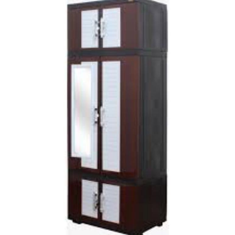 Naiba Fit Jumbo Gantung / Naiba Fit Kaca / Lemari Plastik Jumbo Gantung Nugi