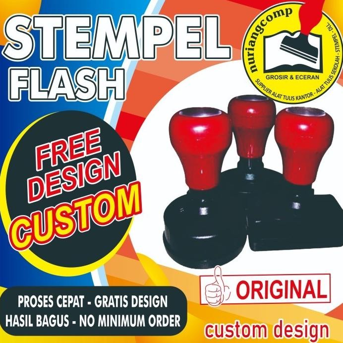 

stempel otomatis/flash tanpa bantalan. murah dan berkualitas Nugi