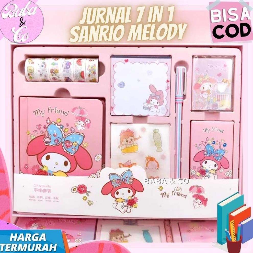 

Jurnal Sanrio Paket Jurnal 7 In 1 Melody Pink Paket Lengkap Alat Tulis Sekolah Sanrio Kado Alat Tulis My Melody 7 In 1 Nugi