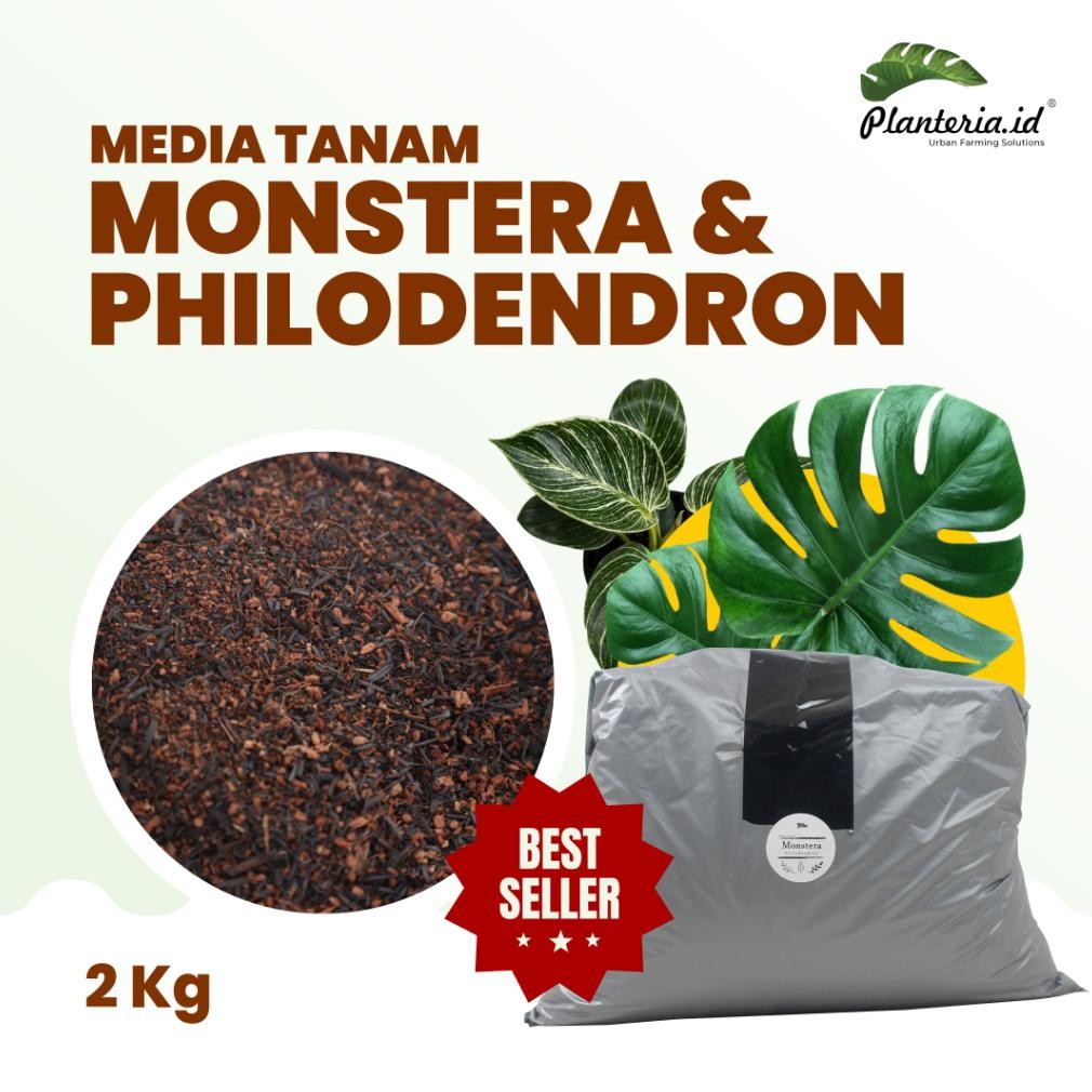 Media tanam monstera dari racikan alami sesuai habitat aslinya 2 kg Nugi