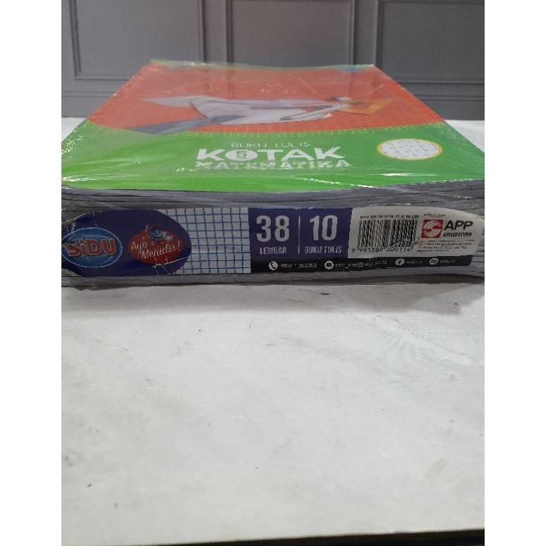 

(10pc) BUKU TULIS KOTAK/BUKU TULIS HALUS GARIS 3 GARIS 5 Nugi