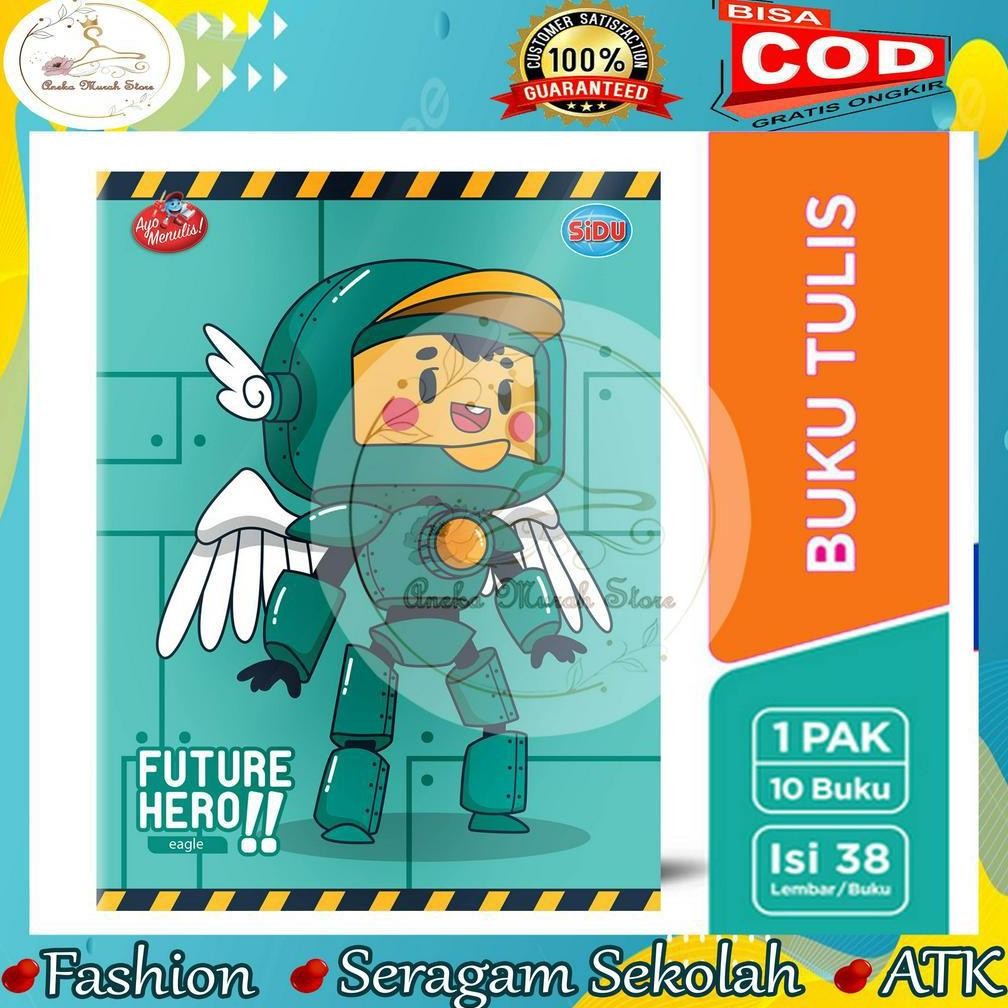 

Buku Tulis Sidu Isi 38 Lembar 10 Buku / 1 Pack Nugi