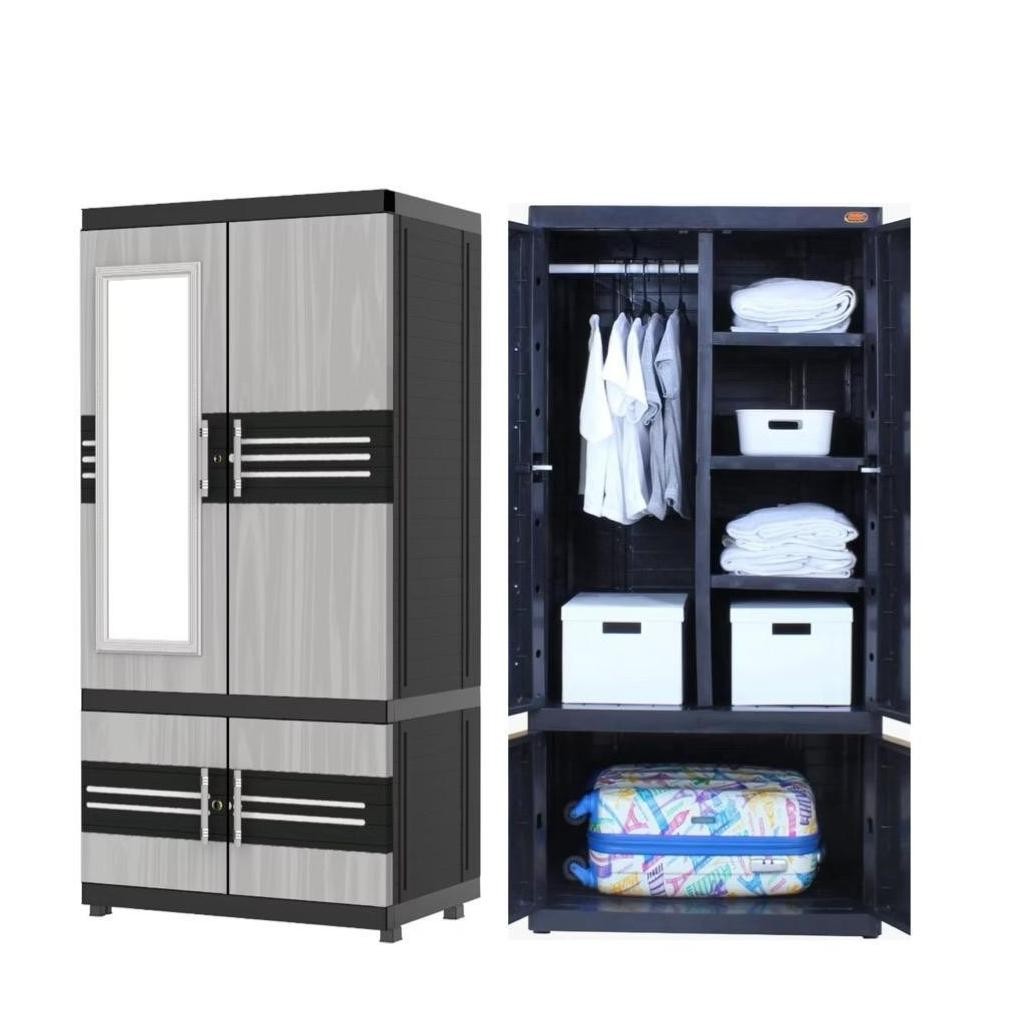 Naiba 1503 / 1523 / 1524 / 1504 - Lemari Gantung Naiba Kaca / / Lemari Hanger / Lemari Pakaian Gantu