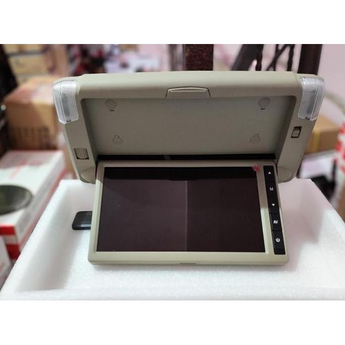 Ready Tv Plafon Mobil 9Inch Slim Design