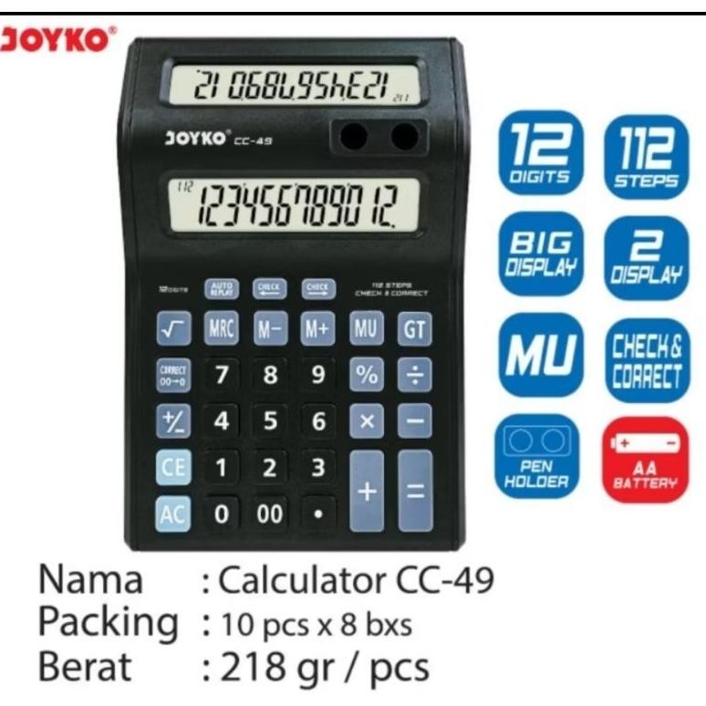 

calculator joyko cc-49 12 digits Nugi