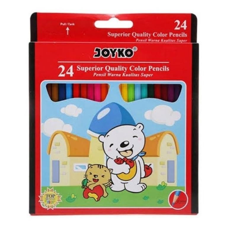 

( 6 Set ) Pensil Warna Joyko 24w CP-24PB Nugi