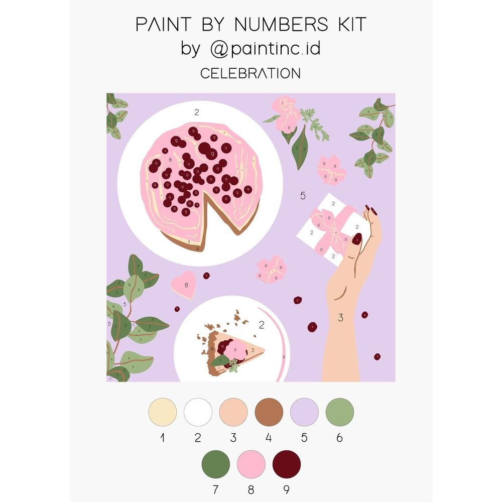 

Paint by Numbers Kit: Celebration | Paint Inc. ID | Painting Kit | Paint by Number | Hampers Nugi