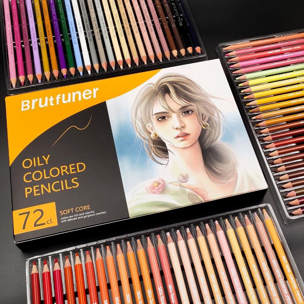 

Brutfuner Original Pensil Warna Lembut Skin Tone Soft Core 26cl/50cl/72cl Nugi