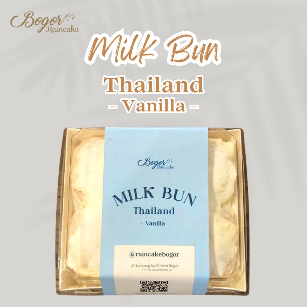

NO_MORE Milkbun Halal by Bogor Raincake - Milkbun Thailand - Milkbun isi 4 - Milkbun Durian- Milkbun Vanilla