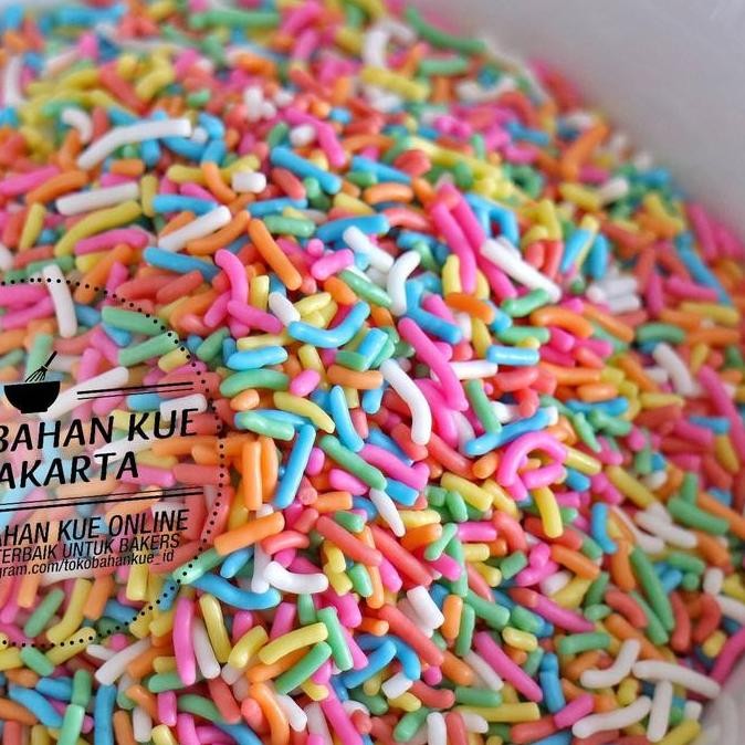 

Tulip Meises Mix Chocorice 5Kg Dus Cokelat Topping Meses Ceres Mesis Warna-Warni