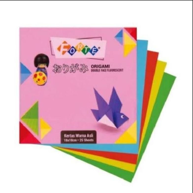 

Origami Forte 16x16cm Dua Sisi Nugi