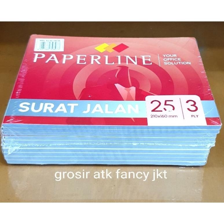 

( 10 buku ) Nota Surat Jalan Paperline PPL 3 ply 3ply Besar / 3 rangkap Nugi