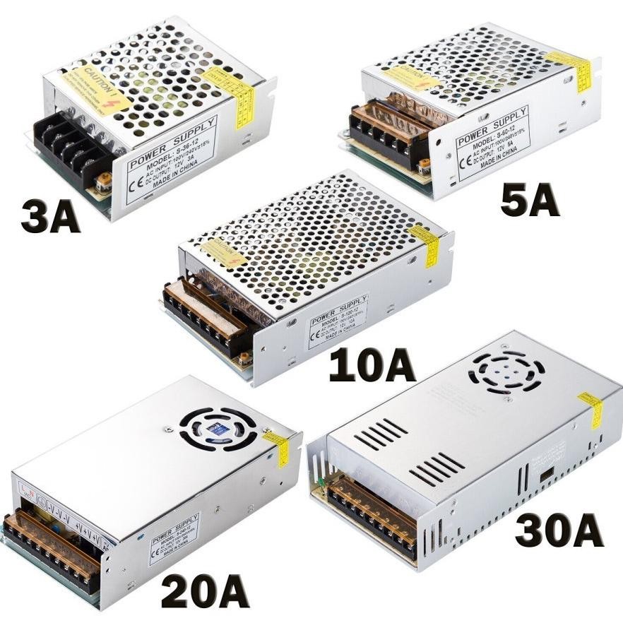 Trafo Travo Power Supply PSU Adaptor Switching Ballast kipas LED STRIP NEON FLEXIBLE CCTV LAMPU KOLA