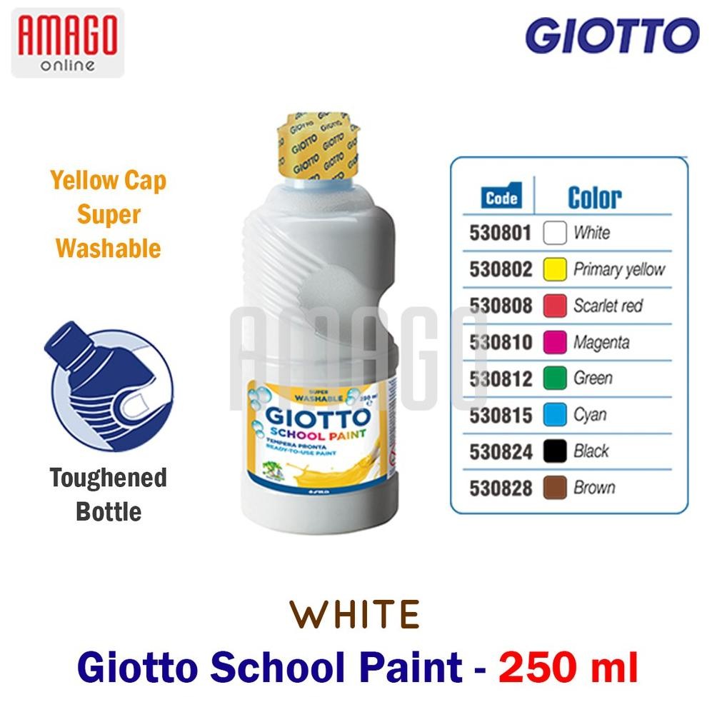 

Giotto School Paint Cat Air Poster Lukis Sekolah 250 ml - Warna White - 530801 Nugi