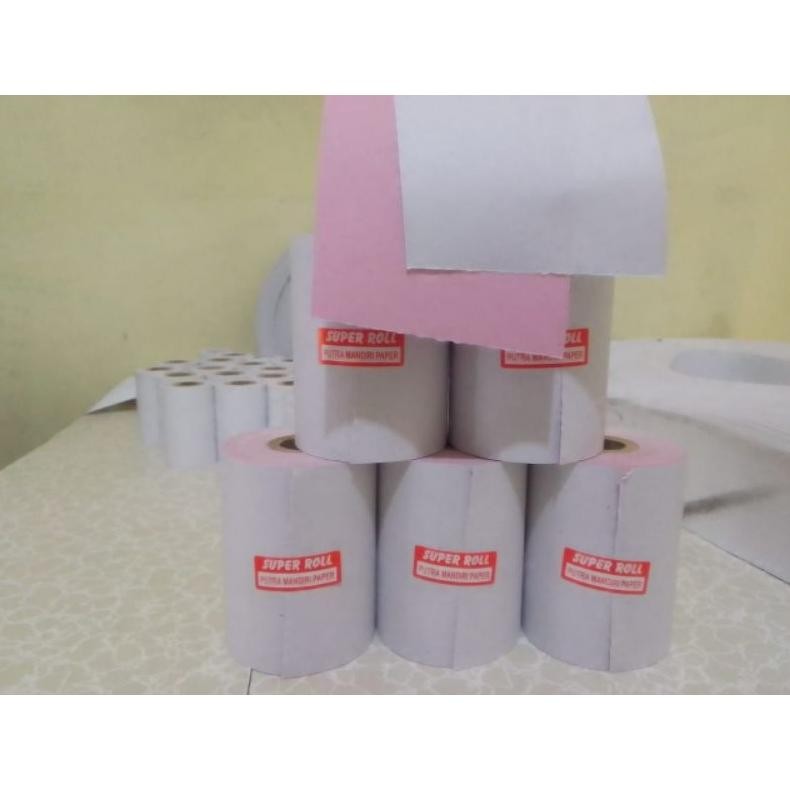 

Kertas kasir NCR 2PLY 75x55mm(PUTIH MERAH) paket 10pcs Nugi
