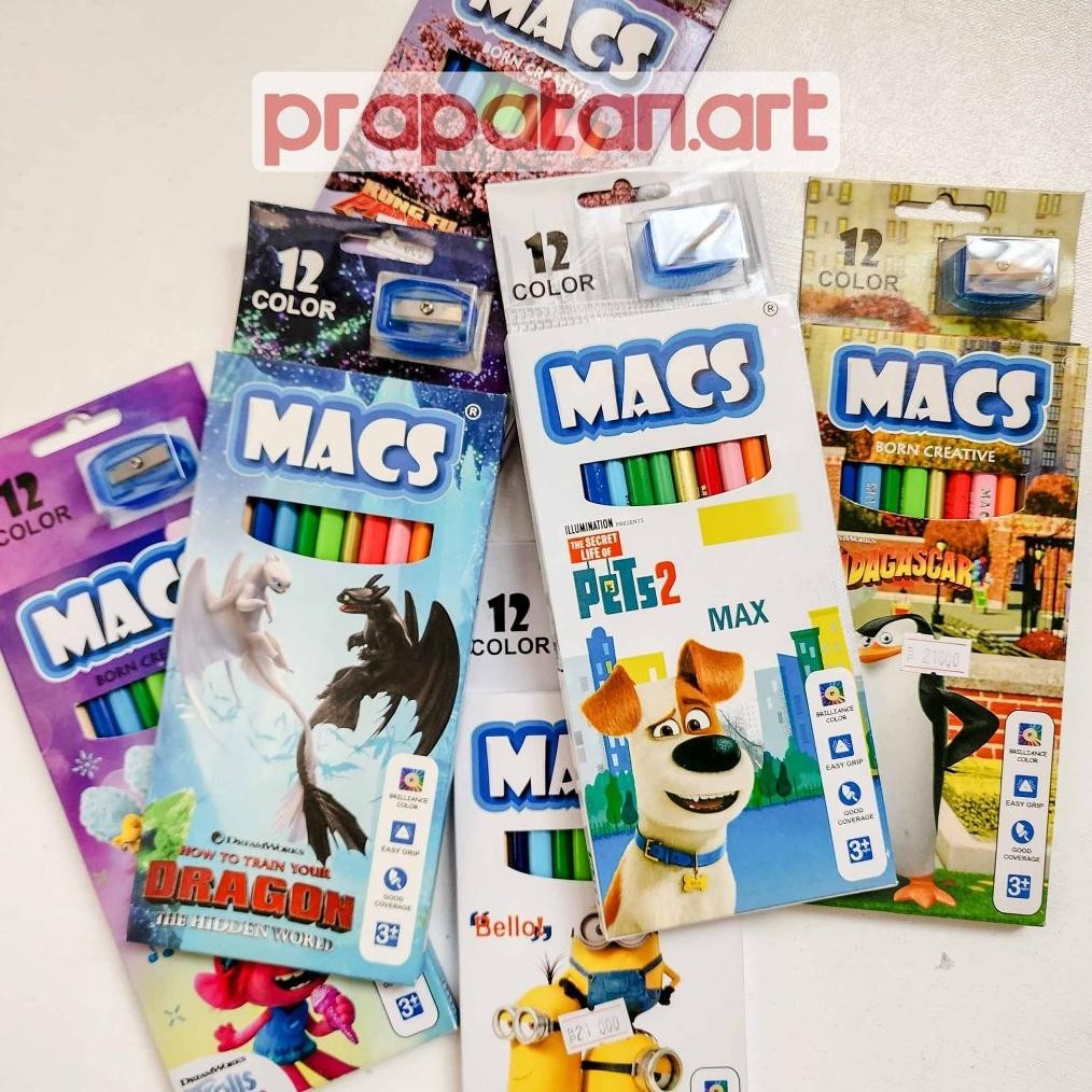 

Pensil Warna Macs | Color Pencil Nugi