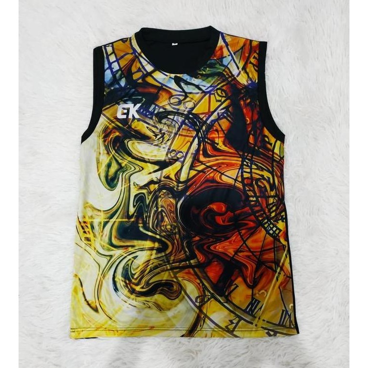 SETELAN SINGLET OLAHRAGA SLT TR 16 BAJU OLAHRAGA FULL PRINTING JERSEY FUTSAL BAJU VOLI KAOS LARI BAJ