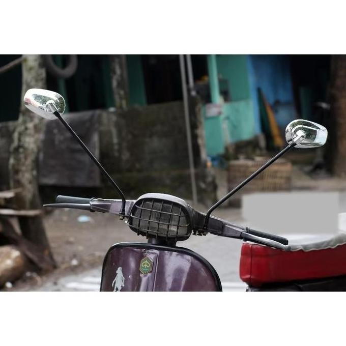 Spion vespa panjang spion oval