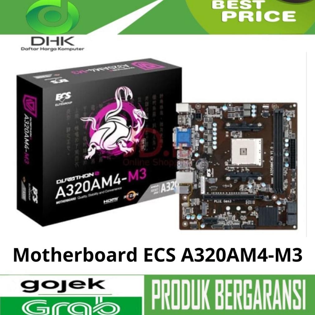 Motherboard ECS A320AM4-M3 - A320 AM4 Nugi