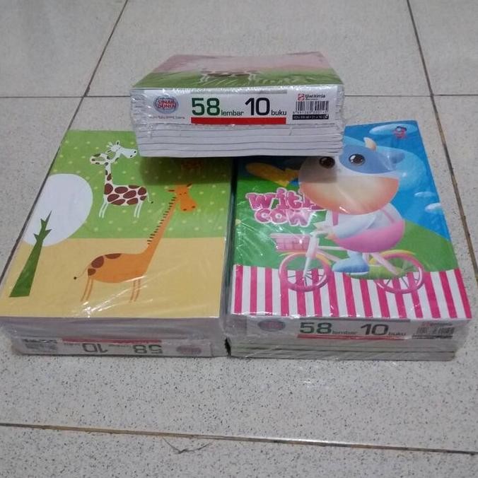 

BUKU SIDU 58 LEMBAR / BUKU TULIS SINAR DUNIA / Buku tulis 10/ Buku Catatan SIDU/ Buku Tulis 1 pack Nugi