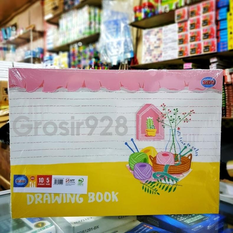 

Drawing Book / Buku Gambar A3 Sidu (isi 5) Nugi