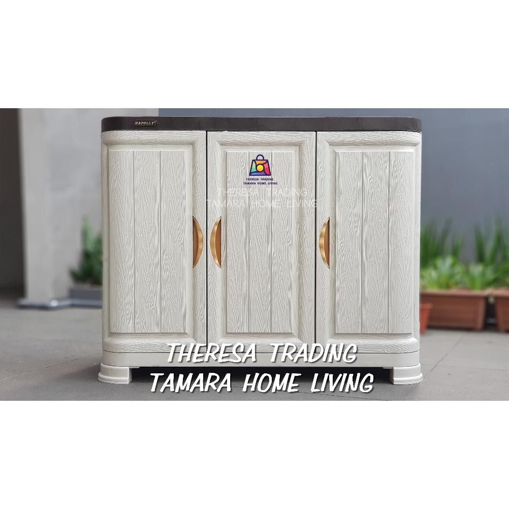 RAK TV MEJA TV LED PLASTIK NAPOLLY 353 FURNITURE MODERN DESIGN PREMIUM Nugi