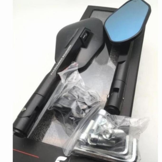 spion tomok besar full hitam model new spion ADV nmax Aerox Lexi pcx
