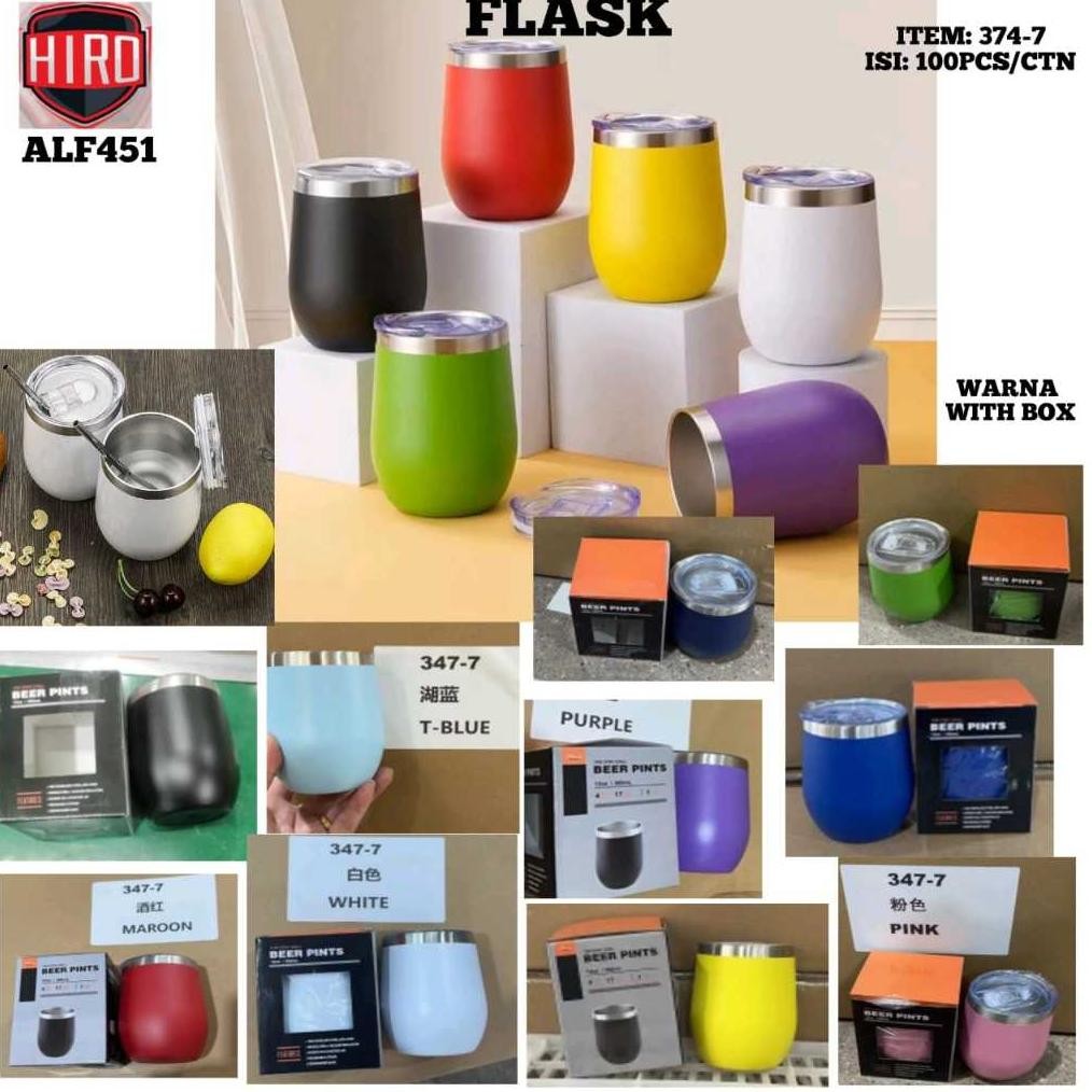 TIDAK TERIMA KOMPLAIN gelas mug thermos telur egg flash indihe kode 374-7 satuan promosi4 jam panas,
