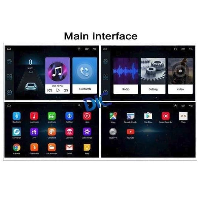 Head unit Double DIN Android 7 Quad-Core