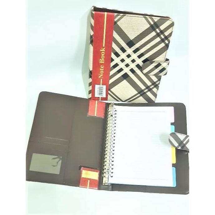 

Tersedia Binder A5 Kulit 20 Ring - Buku Planner Organizer Kulit PU 20 Lubang