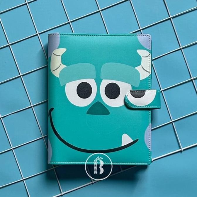 

Tersedia Bindermu Binder Kartun Sullivan A5 B5 - Notebook Planner Kuliah 20/26 Ring Kulit Printing