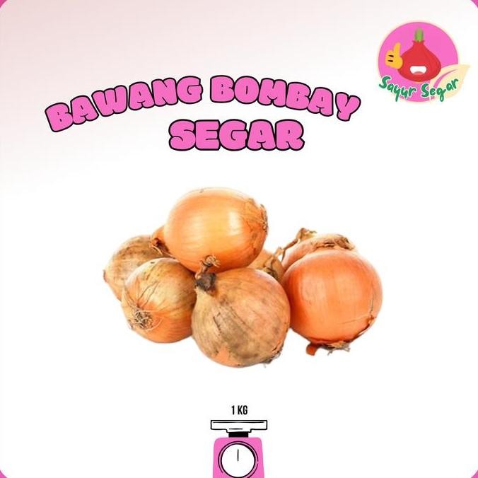 

Diskon! Bawang Bombay Fresh 1kg Original Bawangbagus