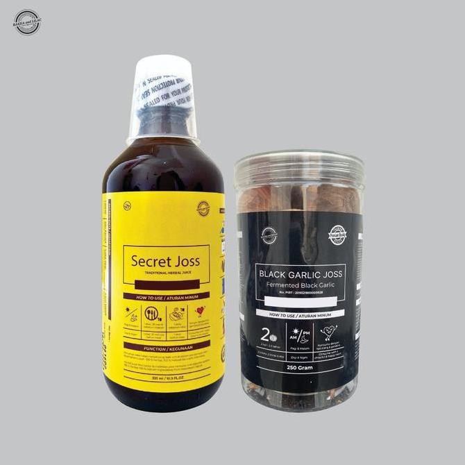 

Diskon! Paket Hemat Black Garlic + Secret Joss Herbal Premium