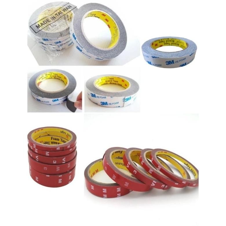 

Rd1- Double Tape Dobel Tape 3M Foam Isolasi Bolak Balik 3M Double Tape Foam 3M Merah Super Rekat Daya Rekat Tinggi 3M