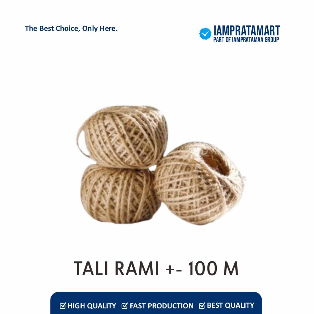 

Rd1- Tali Rami / Tali Goni +- 100 M Tali Karung Goni Per 100 Meter 2 Ply / 3 Ply Tali Jerami String Handcraft Dekorasi Rustic Hangtag