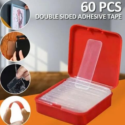 

Rd1- Stiker Nano Double Tape Akrilik Mini Perekat 2 Sisi Isi 60 Wmo Yujf60